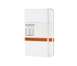 Записная книжка Moleskine Classic (в линейку) в твердой обложке, Pocket (9x14см), белый