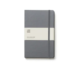 Записная книжка Moleskine Classic (в линейку) в твердой обложке, Pocket (9x14см), серый