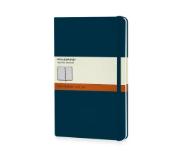 Записная книжка Moleskine Classic (в линейку) в твердой обложке, Large (13х21см), сапфир