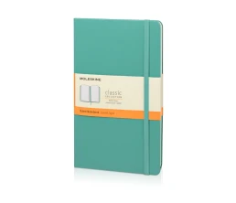 Записная книжка Moleskine Classic (в линейку) в твердой обложке, Large (13х21см), морская волна