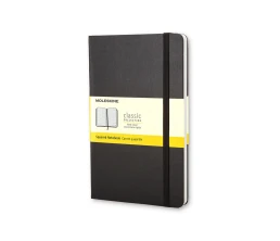 Записная книжка Moleskine Classic (в клетку) в твердой обложке, Large (13х21см), черный