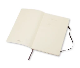 Записная книжка Moleskine Classic Soft (нелинованный), Large (13х21см), черный