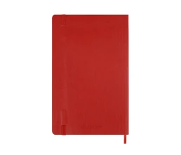 Записная книжка Moleskine Classic Soft (в линейку), Large (13х21см), красный