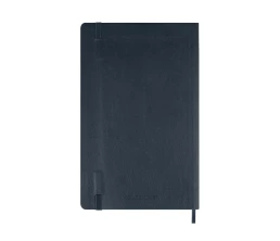 Записная книжка Moleskine Classic Soft (в линейку), Large (13х21см), сапфировый синий