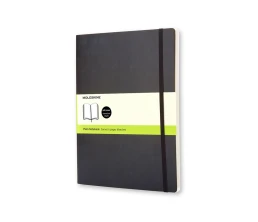 Записная книжка Moleskine Classic Soft (нелинованный), Хlarge (19х25 см), черный