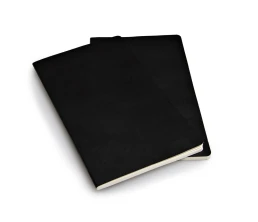 Записная книжка Moleskine Volant (в линейку, 2 шт.), Large (13х21см), черный