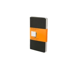 Записная книжка Moleskine Cahier (в линейку, 3 шт.), Pocket (9х14см), черный