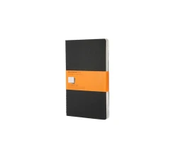 Записная книжка Moleskine Cahier (в линейку, 3 шт.), Large (13х21см), черный