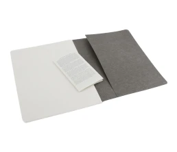 Записная книжка Moleskine Cahier (нелинованный, 3 шт.), ХLarge (19х25см), серый