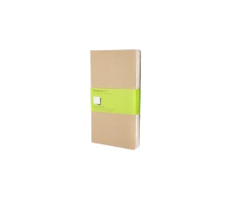 Записная книжка Moleskine Cahier (нелинованный, 3 шт.), Large (13х21см), бежевый