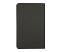 Записная книжка Moleskine Cahier (нелинованный, 3 шт.), Large (13х21см), черный