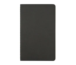 Записная книжка Moleskine Cahier (нелинованный, 3 шт.), Large (13х21см), черный