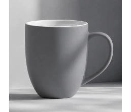 Кружка с покрытием soft-touch “Tulip Gum”, средне-серый NEW Cool gray 7C