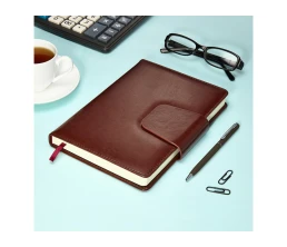 Ежедневник А5 недатированный «Prestige», коричневый