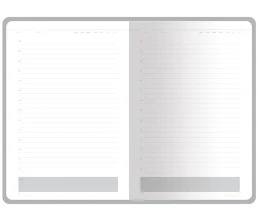Ежедневник А5 недатированный «Mercury», оранжевый