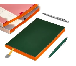 Ежедневник А5 недатированный «Mercury», зеленый