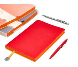 Ежедневник А5 недатированный «Mercury», красный