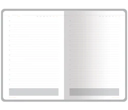 Ежедневник А5 недатированный «Mercury», серый