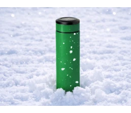 Термос «Confident» с покрытием soft-touch 420мл, зеленый