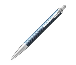 Шариковая ручка Parker IM Premium K318  Blue Grey CT, стержень: M, цвет чернил: blue, в подарочной упаковке.