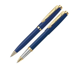 Набор Pierre Cardin PEN&PEN: ручка шариковая + роллер. Цвет - синий. Упаковка Е.