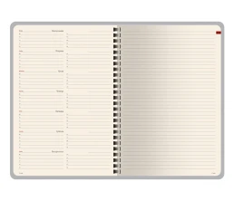 Еженедельник недатированный А5 «Concept», серый