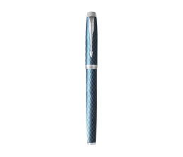 Перьевая ручка Parker IM Premium Blue Grey CT, перо: F, цвет чернил: blue, в подарочной упаковке.