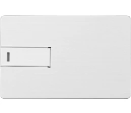 Флеш-карта USB 2.0 16 Gb в виде металлической карты 