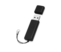 Флеш-карта USB 2.0 16 Gb металлическая с колпачком 