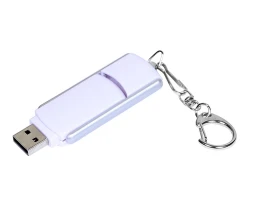 USB 2.0- флешка промо на 16 Гб с прямоугольной формы с выдвижным механизмом