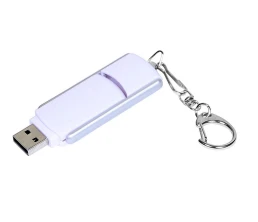 USB 2.0- флешка промо на 4 Гб с прямоугольной формы с выдвижным механизмом