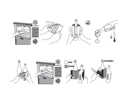 Охладитель-чехол для бутылки вина или шампанского 