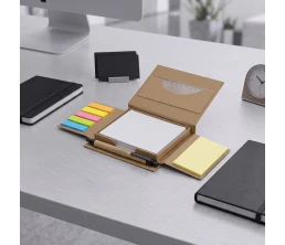Канцелярский набор для записей "Stick box", натуральный