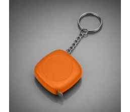 Брелок-рулетка 1м "Block", оранжевый