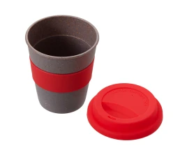 Стакан с силиконовой крышкой 