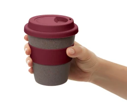 Стакан с силиконовой крышкой 