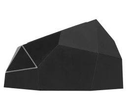 Док-станция «Geo Dock» с быстрой беспроводной зарядкой, черный с белой подсветкой. XOOPAR