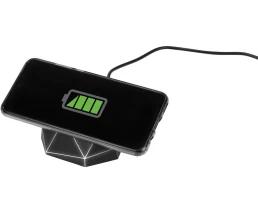 Док-станция «Geo Dock» с быстрой беспроводной зарядкой, черный с белой подсветкой. XOOPAR