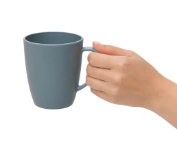 Кружка из пшеничного волокна Morning, 400 мл, серо-голубой 430C