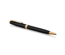 Ручка шариковая «Parker Sonnet Core Matte Black GT», черный/золотистый