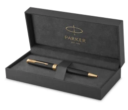 Ручка шариковая «Parker Sonnet Core Matte Black GT», черный/золотистый