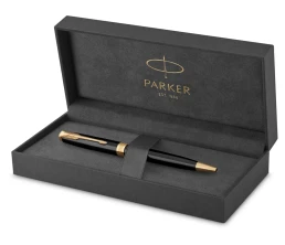 Ручка шариковая «Parker Sonnet Core Black Lacquer GT», черный/золотистый