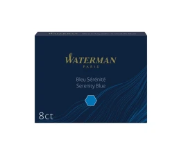 Чернила в картридже Waterman Ink cartridge Standard Blue (в упаковке 8 картриджей)