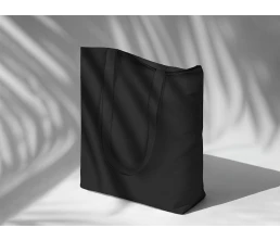 Сумка для шопинга Carryme 140 хлопковая, 140 г/м2, черный