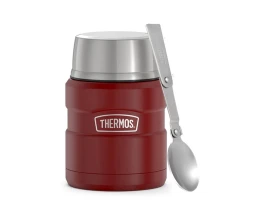 Термос из нерж. стали с ложкой тм THERMOS SK3000 MRR 0,47L