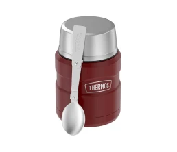 Термос из нерж. стали с ложкой тм THERMOS SK3000 MRR 0,47L