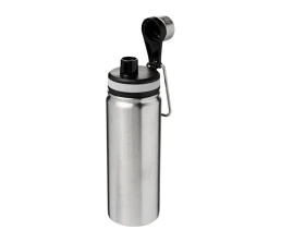 Спортивная бутылка Gessi объемом 590 мл с медной вакуумной изоляцией, серебристый