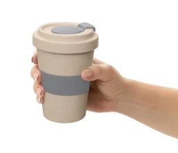 Стакан из пшеничного волокна «Flava», серый