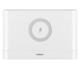 Часы с беспроводным зарядным устройством Rombica Timebox 1, белый
