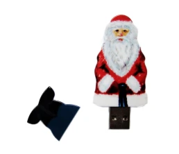 USB-флешка на 4 Гб Дед Мороз Santa под нанесение, белый